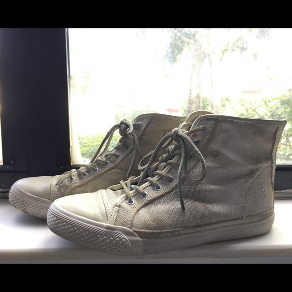 frye canvas sneakers